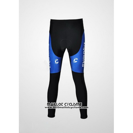 2010 Maillot Ciclismo Liquigas Doimo Bleu et Vert Manches Longues et Cuissard